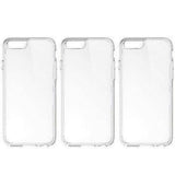 Compatible with iPhone 6s, Waterproof, Shockproof, Unbreakable, Waterstain resistant, SandProof Snowproof Full Body Protective Cover Designed Pouch (4.7") - Clear White, 3 Cases