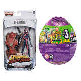 Venom 6-inch Collectible Action Figure Toy Ghost-Spider Premium Design+ Mega Construx Breakout Beasts Goldengrowl, Pack of 2