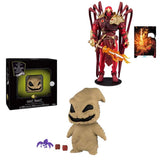 Nightmare Before Christmas - Oogie Boogie Collectible Figure + Toys DC Multiverse Azrael: Batman Curse of The White Knight #1 7" Action Figure, Pack of 2