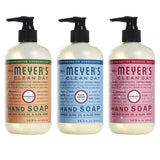 Liquid Hand Soap, 1 Pack Geranium, 1 Pack Rain Water, 1 Pack Peppermint, 12.5 OZ each