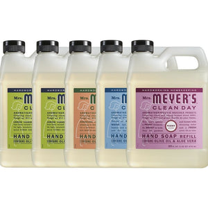 Liquid Hand Soap Refill, 2 Packs Lemon Verbena, 1 Pack Geranium, 1 Pack Rainwater, 1 Pack Peony, 33 OZ each