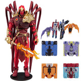 Toys DC Multiverse Azrael: Batman Curse of The White Knight #1 7" Action Figure + Transformers Micromaster WFC-GS10 1.5-inch Soundwave Spy Patrol (3rd Unit 4-Pack), Pack of 2