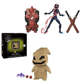 Nightmare Before Christmas - Oogie Boogie Collectible Figure + Venom 6-inch Collectible Action Figure Toy Ghost-Spider Premium Design, Pack of 2