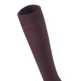 Lovely Annie Big Girl's & Women's 4 Pairs Knee High Wool Socks | Comfy, Cozy and Fancy Leg Warmer Stockings AFS05 Size L/XL(Brown)