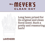 Mrs. Meyer's Clean Day Multi-Surface Everyday Cleaner, Cruelty Free Formula, Lavender Scent 4-Packs