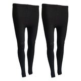 Lian LifeStyle Women's 2 Pairs Fashion Stretch Legging One Size