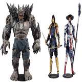 Toys DC Multiverse Dark Nights: Metal Devastator Earth -1 7" Action Figure + Toys Mortal Kombat Scorpion and Raiden 7" Action Figure Multipack, Pack of 2