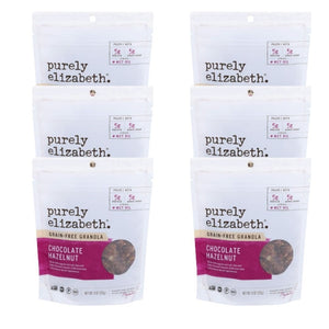 Purely Elizabeth, Granola MCT Chocolate Hazelnut, 12 Ounce-6-Packs