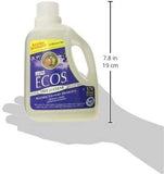 Liquid Laundry Detergent,with Built-in Fabric Softener, Free and Clear, Plant Drived, Hyper Allergenic, Pack of 2, 170 Ounce Per Pack