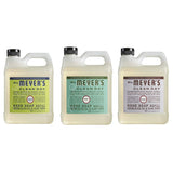 Mrs. Meyers Clean Day Liquid Hand Soap Refill, 1 Pack Lemon Verbena, 1 Pack Basil, 1 Pack Lavender, 33 OZ each