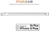 Compatible with iPhone 6s, Waterproof, Shockproof, Unbreakable, Waterstain resistant, SandProof Snowproof Full Body Protective Cover Designed Pouch (4.7") - Clear White, 4 Cases