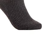 Lian LifeStyle Women's 2 Pairs Cute & Comfortable Wool Crew Socks Size 6-9 HR1612, Color (Black, DarkGrey)