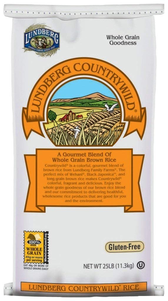 Gourmet Countrywild Whole Grain Brown Rice, Packaging May Vary, 400 Ounce, 6-Packs