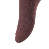 Lovely Annie Women's 3 Pairs Over Knee High Thigh High Cotton Socks Boot Stockings Comfy Cotton Leg Warmer Size 6-9 A1023(Coffee)