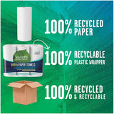 Seventh Generation Paper Towels, 100% Recycled Paper, 2-Ply, 6-Count (Pack of 4)