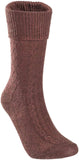 Lian LifeStyle Perfect Fit Women's Wool Crew Socks L1860 Size 6-9
