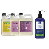 Liquid Hand Soap Refill, 1 Pack Honey Suckle, 1 Pack Peony, 1 Pack Plum Berry, 33 OZ each include 1, 12 OZ Bottle of Hand Soap Peppermint & Tea Tree