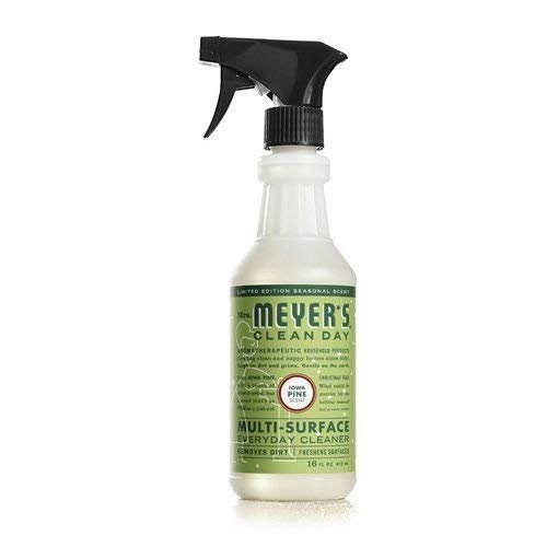 Mrs. Meyer's Clean Day Multi-Surface Everyday Cleaner, Cruelty Free Formula, Iowa Pine Scent, 16 oz each, 2-Packs