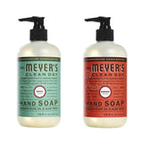 Liquid Hand Soap, Cruelty Free and Biodegradable Formula, 1 Pack Basil, 1 Pack Radish, 12.5 OZ each
