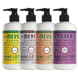Mrs. Meyers Clean Day Hand Lotion, 1 Pack Lemon Verbena, 1 Pack Lavender, 1 Pack Geranium, 1 Pack Plumbery, 12 OZ each