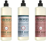 Liquid Dish Soap, 1 Pack Geranium, 1 Pack Snowdrop, 1 Pack Rosemary, 16 OZ each