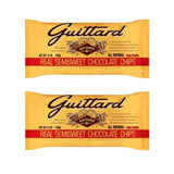 Baking Chips, Semi Sweet Chocolate, Gluten Free, Fair Trade, Non-GMO, No Sugar, Alcohol or Soy, Pack of 2, 12 OZ Per Pack