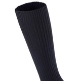 Lovely Annie Big Girl's & Women's 4 Pairs Knee High Wool Socks | Comfy, Cozy and Fancy Leg Warmer Stockings AFS05 Size L/XL(Black)