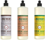 Liquid Dish Soap, 1 Pack Lavender, 1 Pack Geranium, 1 Pack Honeysuckle, 16 OZ each