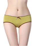 Meso Women's 4 Packs Laced Underwear Multi Size XS/S(Mustard Green)