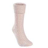 Lovely Annie 4 Pairs Gorgeous Comfy Super Comfortable Women Wool Crew Socks. Strong, Soft with Unique Designs L1860 Size 5-11 4P4C-2(Caramel, Wine, Evergreen, Purple)