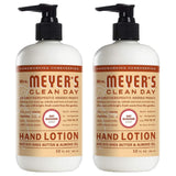 Hand and Body Lotion w/ Shea Butter, Almond Oil & Essential Oils | Oat Blossom Scented Lotion for Women and Men 12 FL Oz Refillable Pump Bottle, Pack of 2