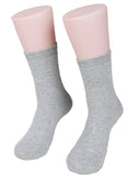 Meso Men's 2 Pairs Outstanding Quality, Breathable & Lightweight Wool Crew Socks Good as Hiking & Running Socks WD Plain Size 6-10(Grey)