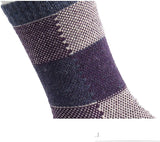 Lovely Annie Men's 5 Pairs Luxurious Angora Wool Crew Socks Big Square Size 7-10