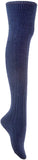 Lian LifeStyle Women's 3 Pairs Adorable Thigh High Cotton Socks Size 6-9 LLS1025