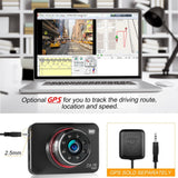 Lian LifeStyle Latest Technology HD Dash Camera Trusted Quality Car Accessories: Security Camera Front & Rear with Night Vision for Safety SD LY1000