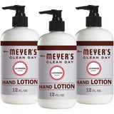 Hand and Body Lotion w/ Shea Butter, Almond Oil & Essential Oils | Lavender Scented Lotion for Women and Men Lotion 12 FL Oz Refillable Pump Bottle, Pack of 3