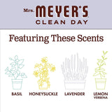 Mrs. Meyer's Clean Day Multi-Surface Everyday Cleaner, Cruelty Free Formula, Lavender Scent 5-Packs