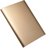 Lian LifeStyle Exceptional Portable Phone Charger w/USB Output - 10000 mAh Ultra High Capacity Lipstick Power Bank, High-Speed Charging for iPhone, iPad, Samsung & Other Cell Phones - Y9 Gold