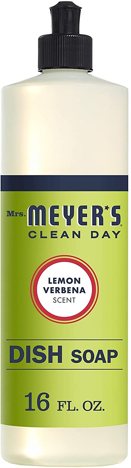 Mrs. Meyer’s Clean Day Liquid Dish Soap, Lemon Verbena, 16 ounce bottle-5P
