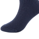 Lovely Annie Big Girl's & Women's 4 Pairs Knee High Wool Socks | Comfy, Cozy and Fancy Leg Warmer Stockings AFS05 Size L/XL(Navy)