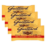 Baking Chips, Semi Sweet Chocolate, Gluten Free, Fair Trade, Non-GMO, No Sugar, Alcohol or Soy, Pack of 4, 12 OZ Per Pack