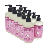 Mrs. Meyers Clean Day, 5 Packs Liquid Hand Soap 12.5 OZ, 5 Packs Hand Lotion 12 OZ, Peony, 10-Packs