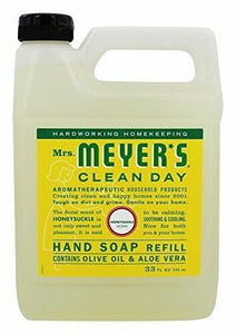 Mrs. Meyers Liquid Hand Soap Refill Honeysuckle, 33 Fl Oz, 1 Count