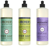Liquid Dish Soap, 1 Pack Basil, 1 Pack Lemon Verbena, 1 Pack Lilac, 16 OZ each