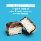 Dark Chocolate Coconut Bars | 3g Sugar | Certified Vegan, Gluten Free, Fair Trade, Non-GMO | No Sugar Alcohols or Soy | 40ct Pack of 5