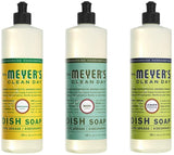 Liquid Dish Soap, 1 Pack Basil, 1 Pack Lemon Verbena, 1 Pack Honeysuckle, 16 OZ each
