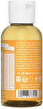 Pure Castile Liquid Soap, Citrus, Made with Organic Oil, For Face, Body, Hair, Laundry, Pets and Dishes, Concentrated, Vegan, Non-GMO, Pack of 1, 2 Fl OZ Per Pack