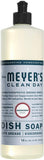 Mrs. Meyers Clean Day Liquid Dish Soap, 1 Pack Lemon Verbena, 1 Pack Bluebell, 1 Pack Peony, 1 Pack Snowdrop, 16 OZ each