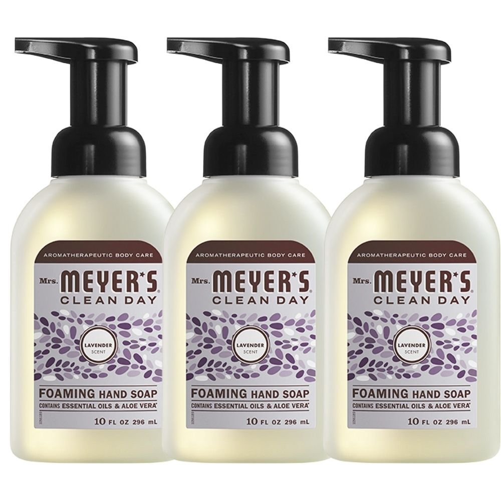 Foaming Hand Soap, Cruelty Free Formula, Lavender Scent, 10 Fluid Ounce, 3-Packs
