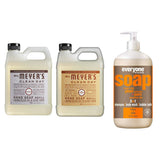 Liquid Hand Soap Refill, 1 Pack Lavender, 1 Pack Oat Blosom, 33 OZ each include 1, 32 OZ Bottle of Bath & Shower Gel Soap, Citrus/Mint
